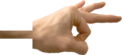 outer stacked image of a left hand